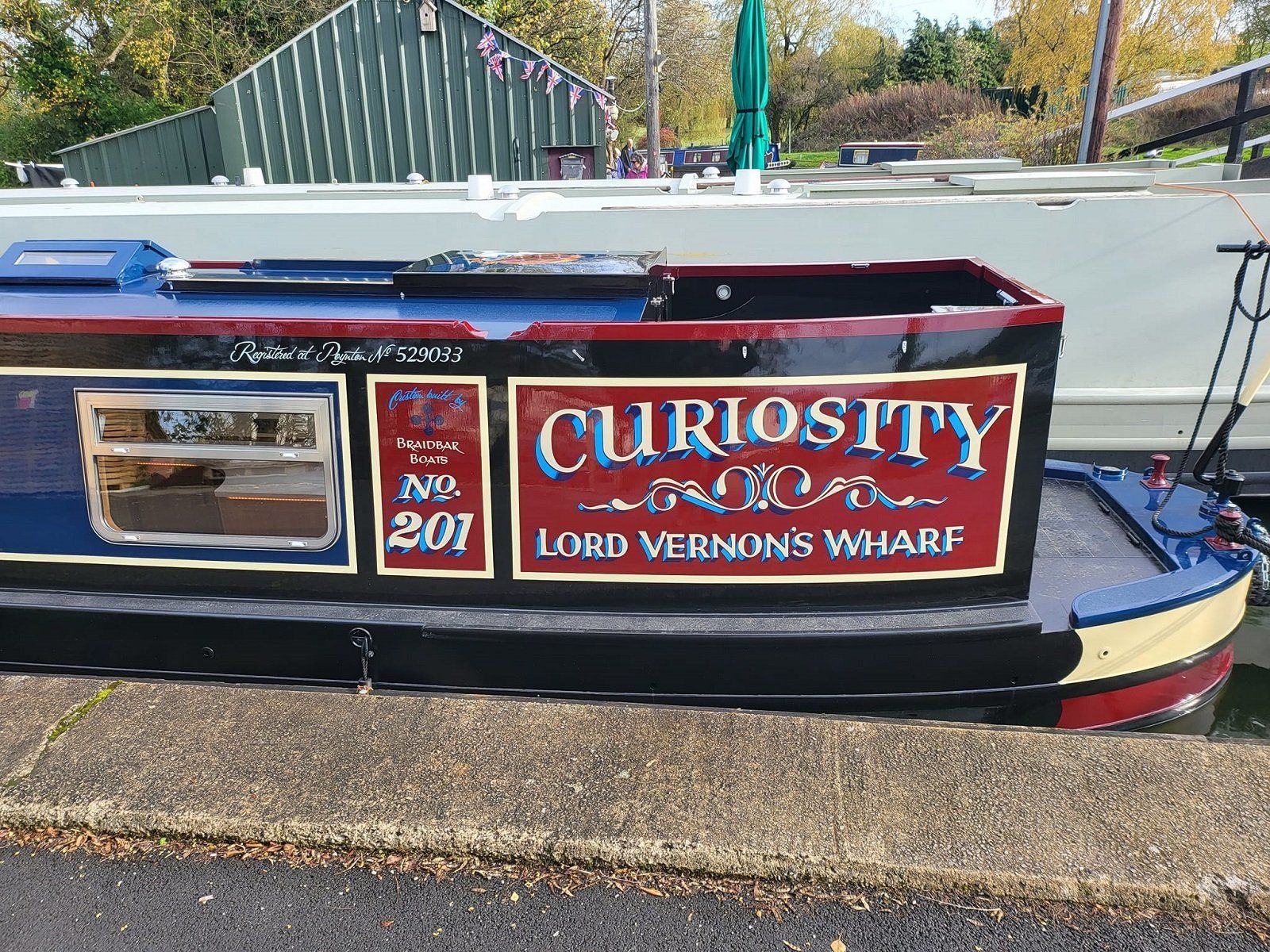 Braidbar Narrowboat Curiosity No. 201
