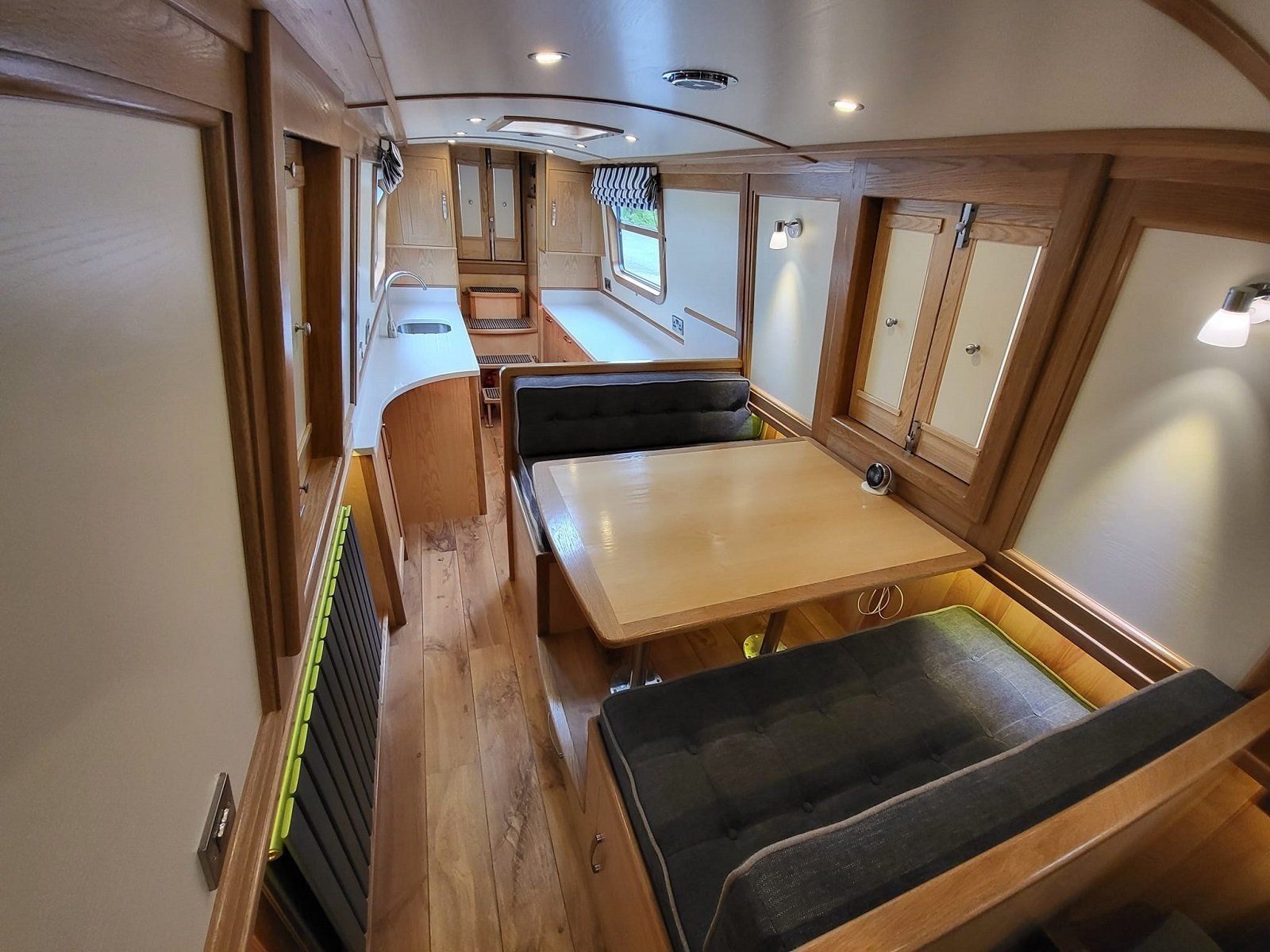 Curiosity dinette and galley