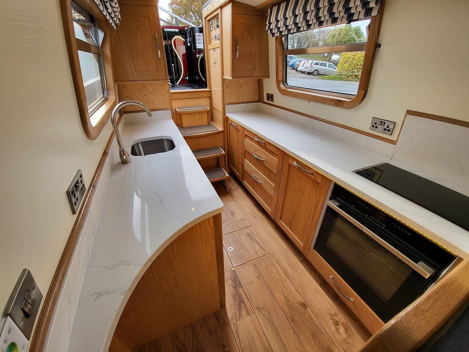 Curiosity galley exit to stern