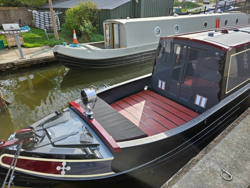 Braidbar Narrowboat Damselfly No. 215 long well deck