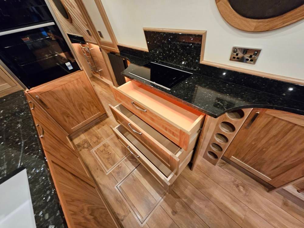 Damselfly hob cupboards