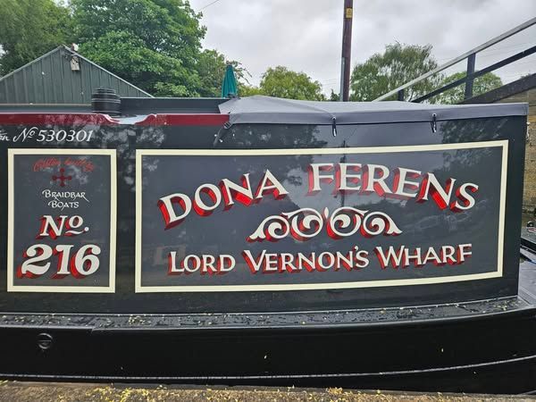 Braidbar Narrowboat Dona Ferens No. 216