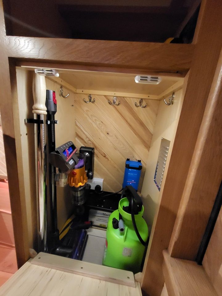 Est Tempus technical storage cupboard