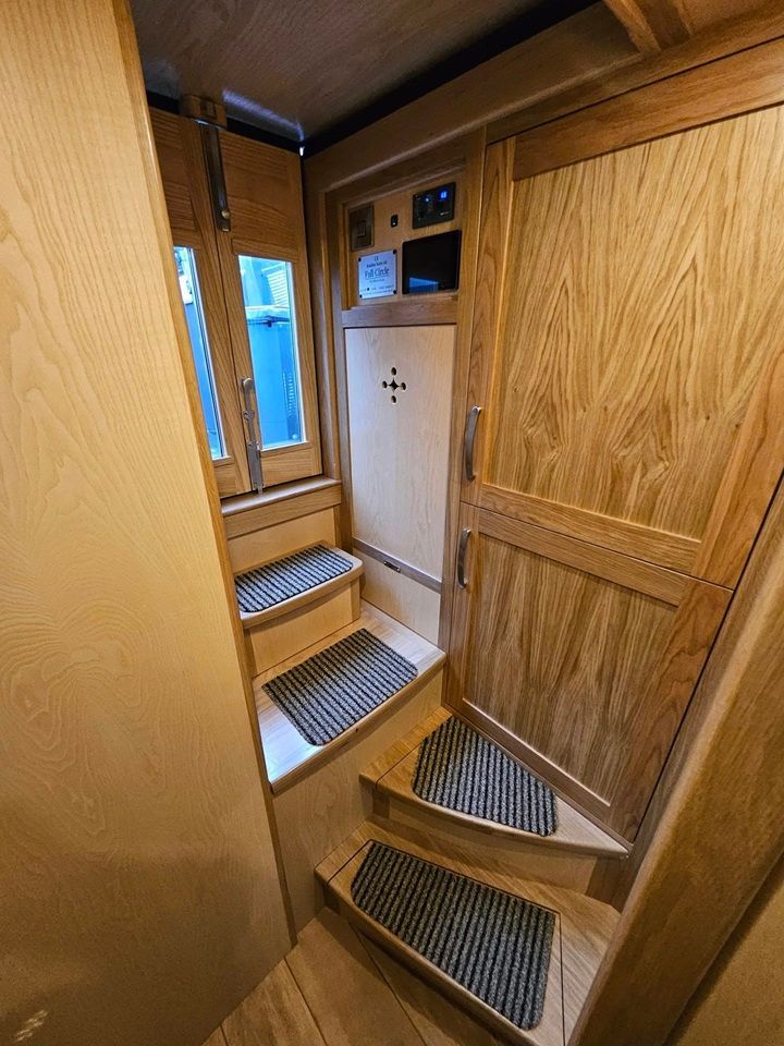 Full Circle steps to the helm at the stern