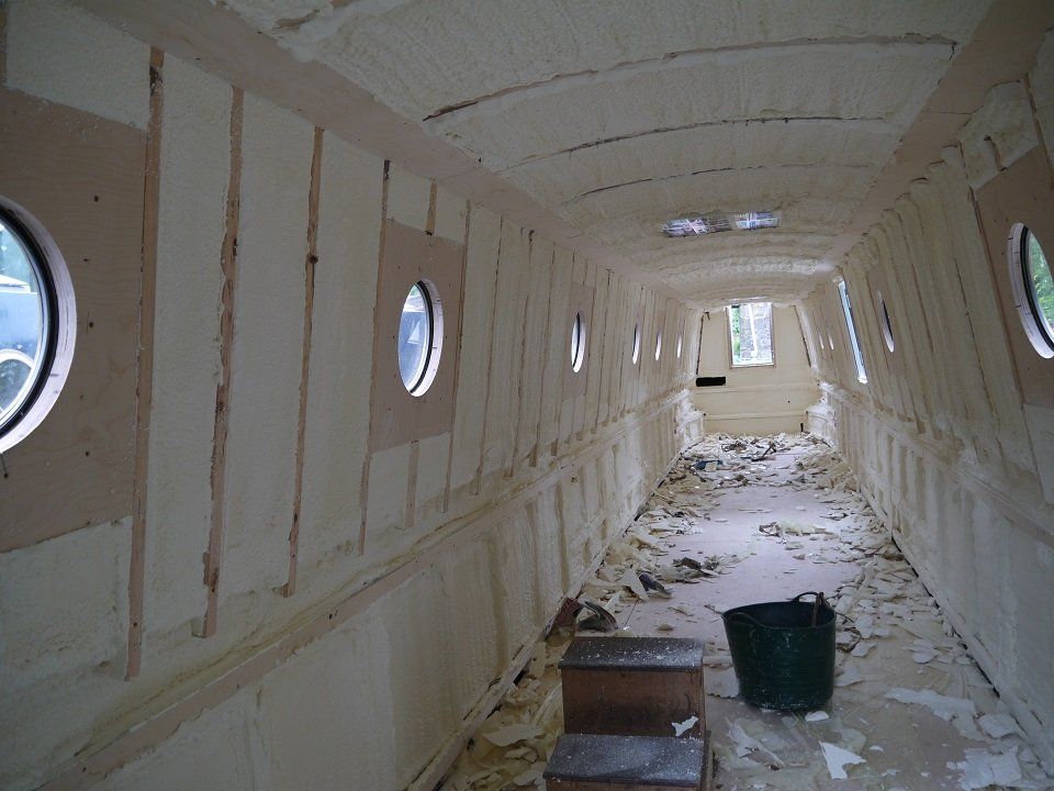 Internal insulation in progress