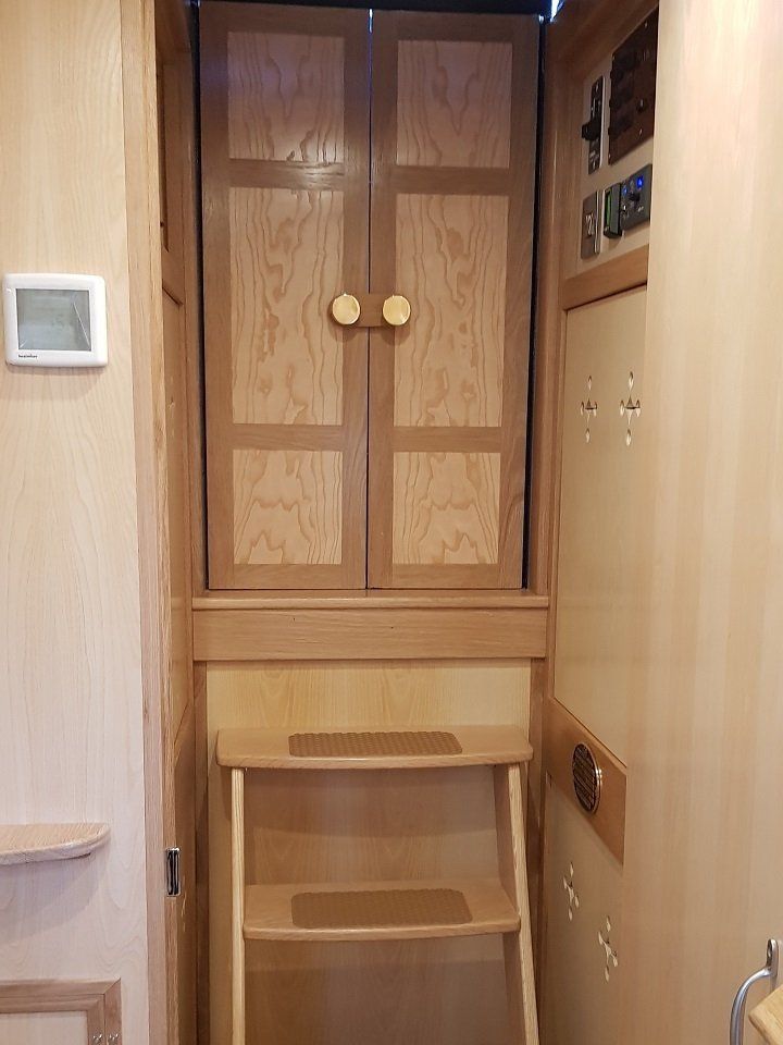 Mister Blue Sky stern access from interior