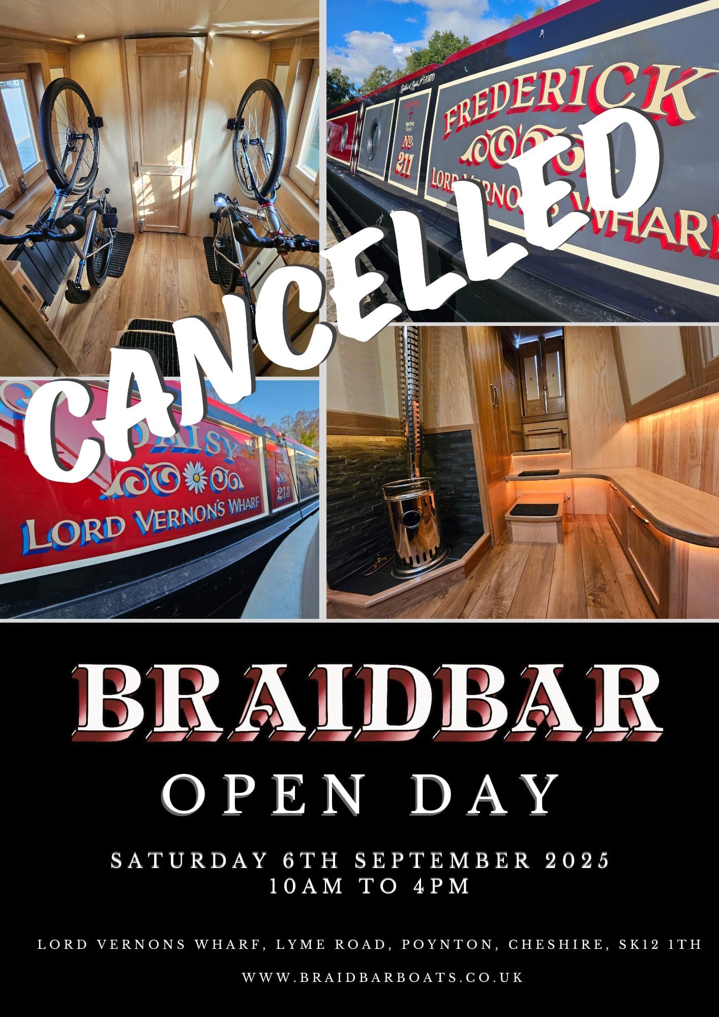 Open Day 2025 Cancelled