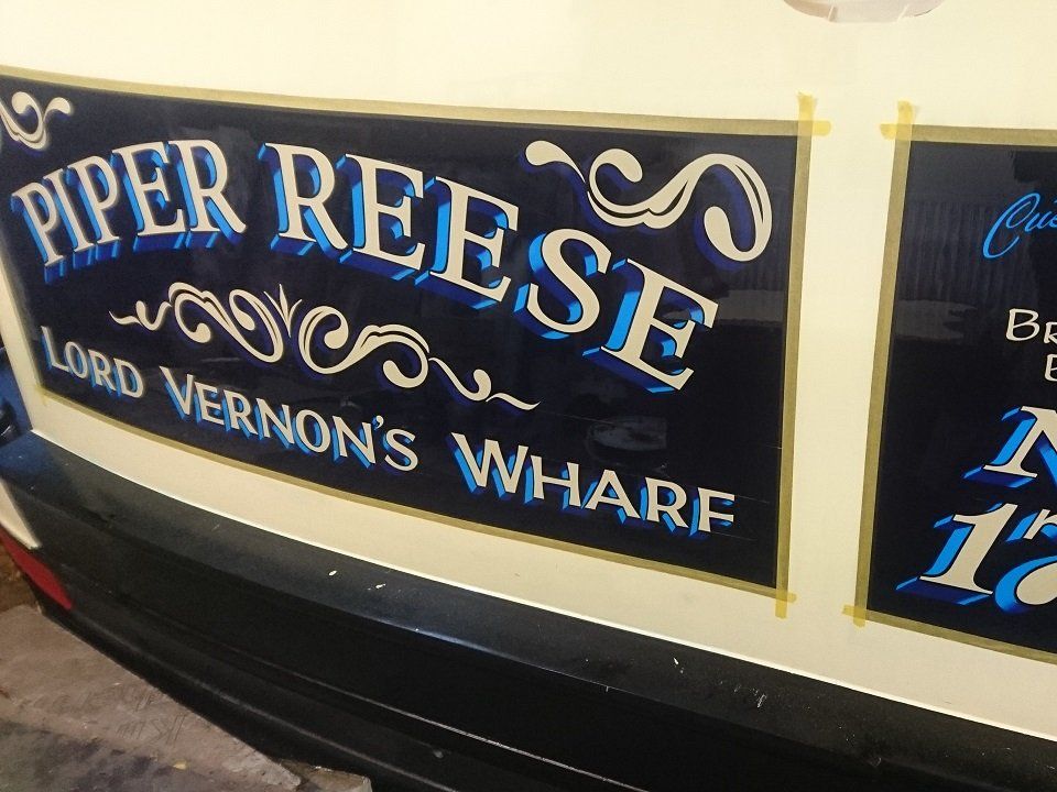 Piper Reese paintwork in progress