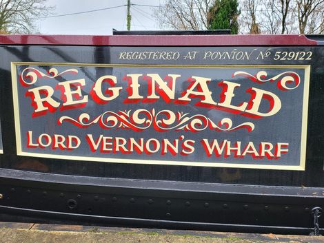 Reginald favourite narrow boat boat in show 2023