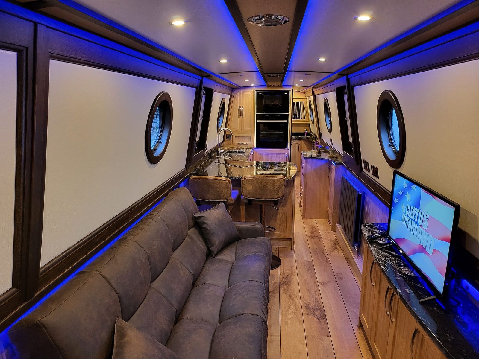 Reginald saloon to galley view