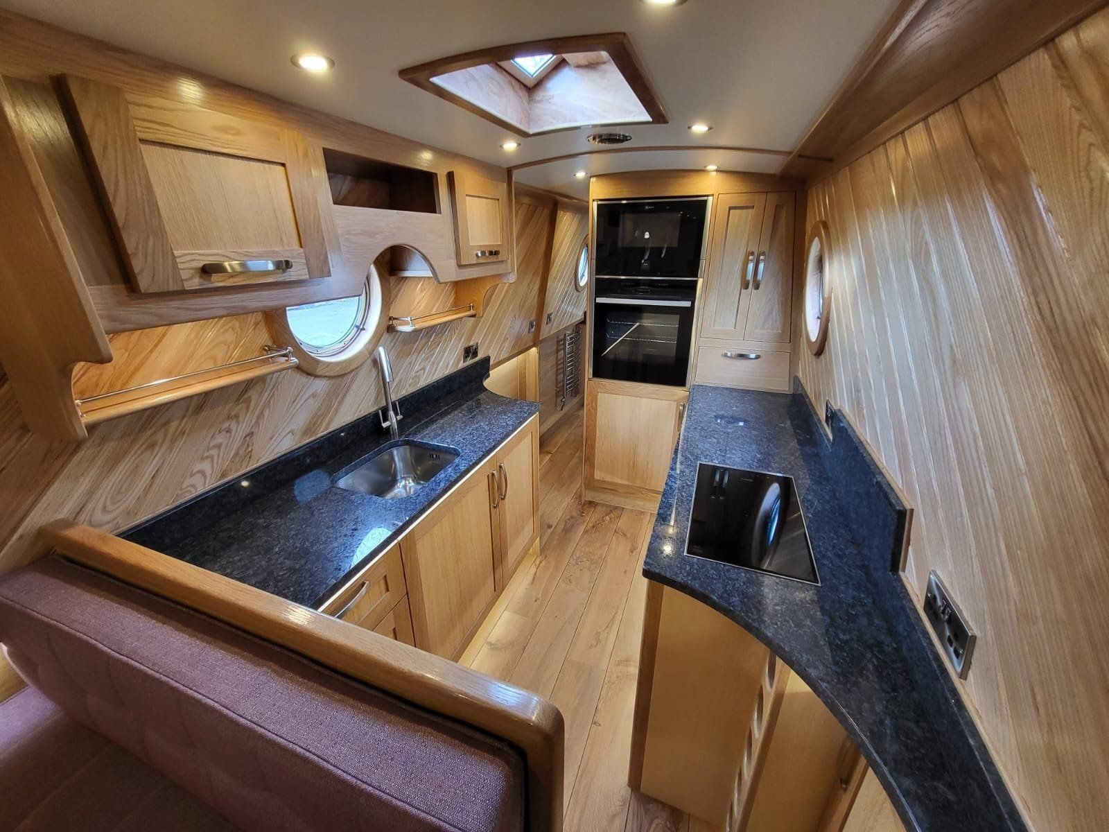 Timanfaya galley with granite work surfaces