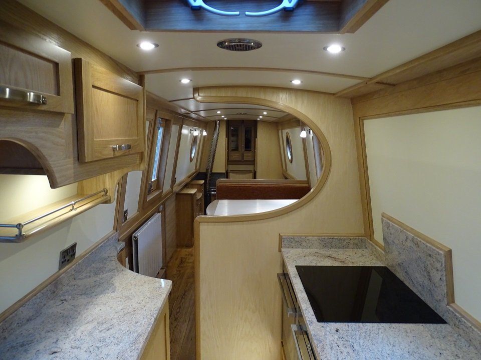 Narrowboat Timeless interior view