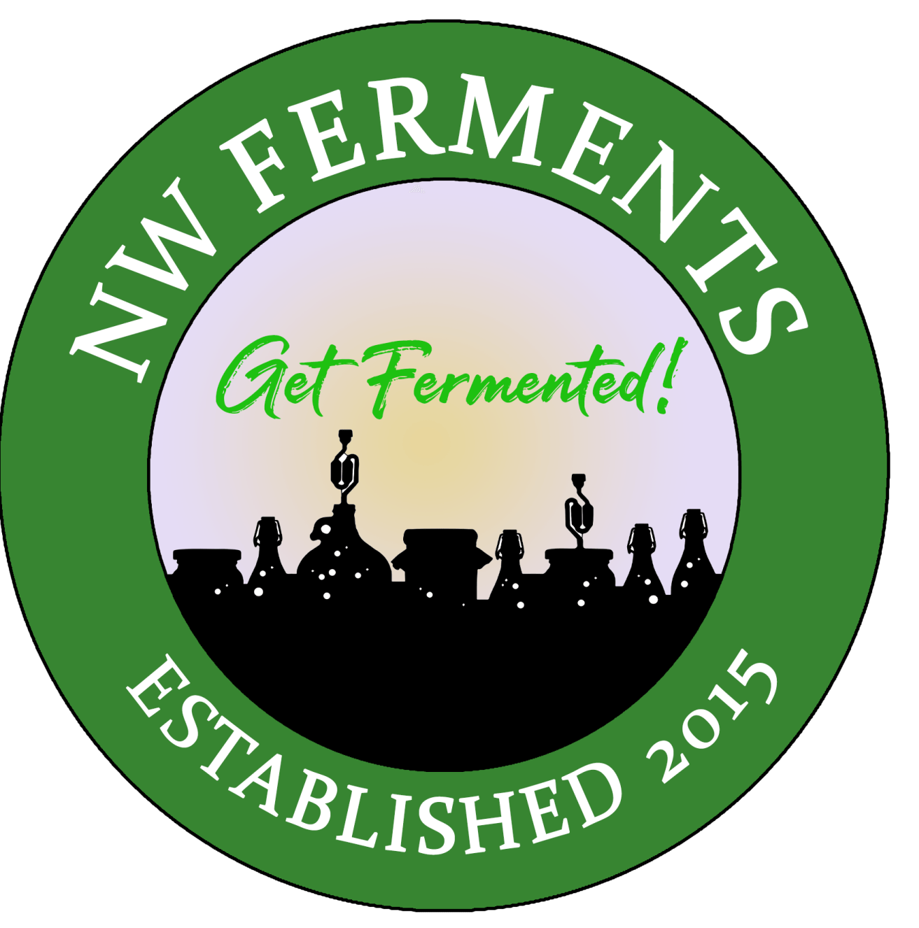 NW Ferments. Get Fermented! Logo