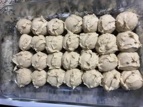 sourdough blobs.