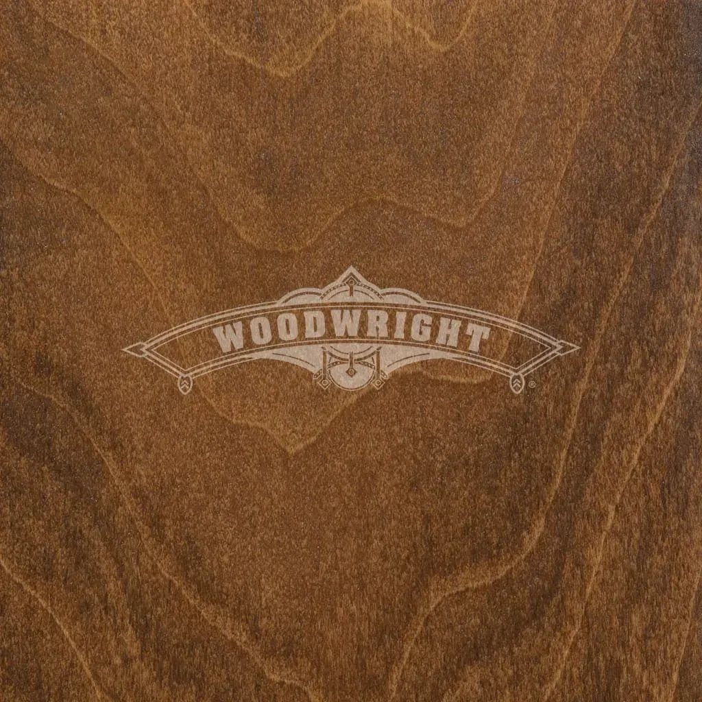 Dark brown wood grain background with 