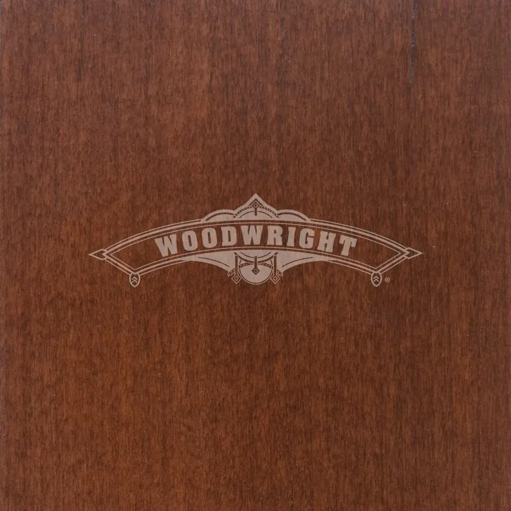 Brown stained wood surface with the 