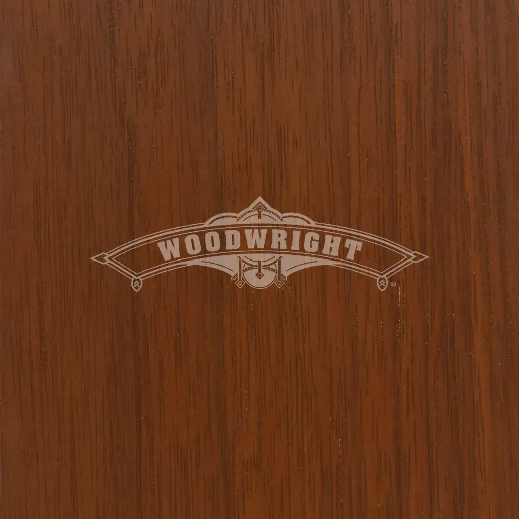 Brown wood surface with the word 