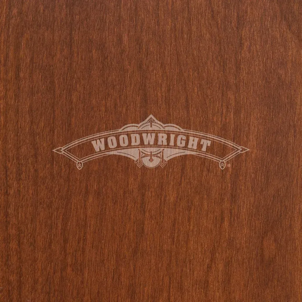Dark stained wood surface with engraved 