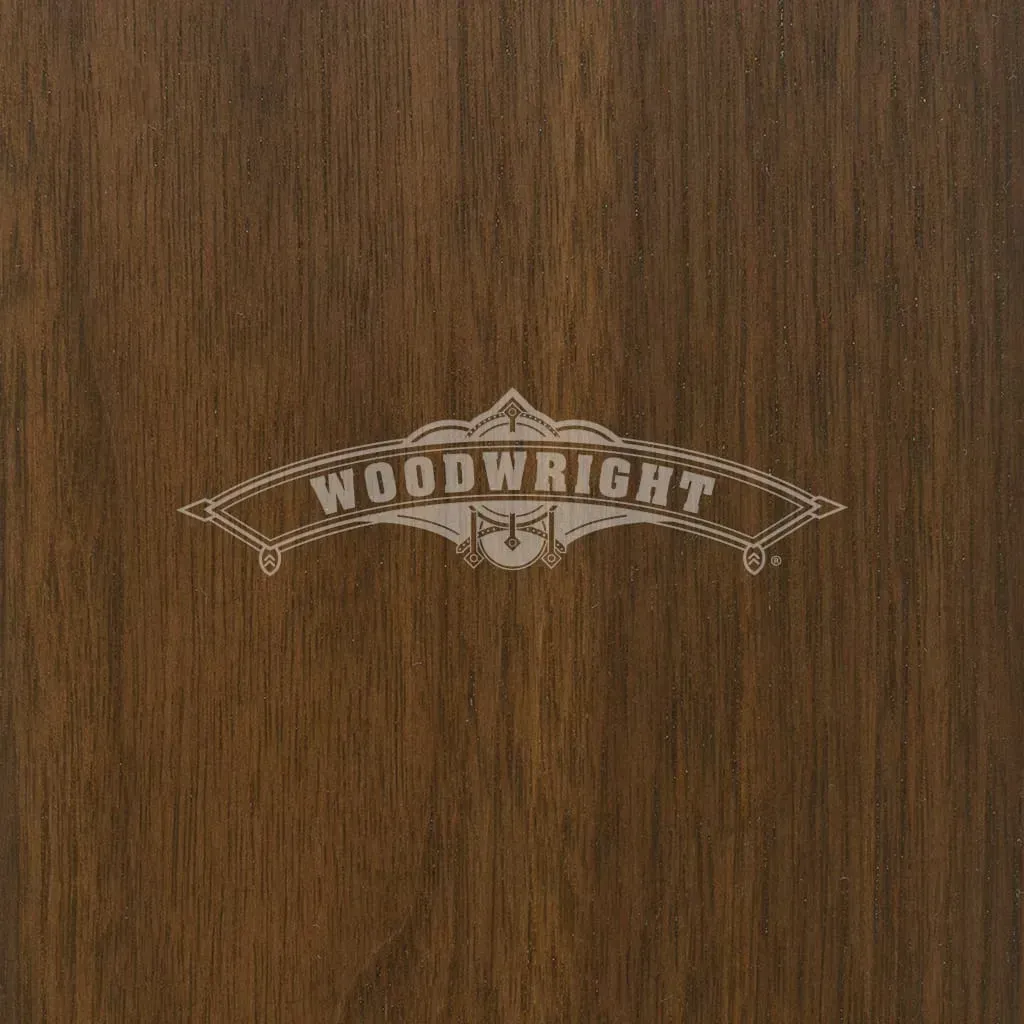 Dark wood panel with 