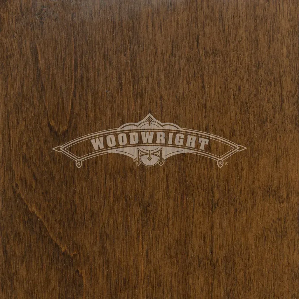 Wood surface with engraved 