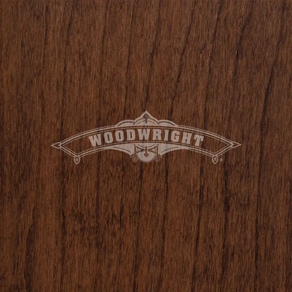 Dark brown wood grain background with 