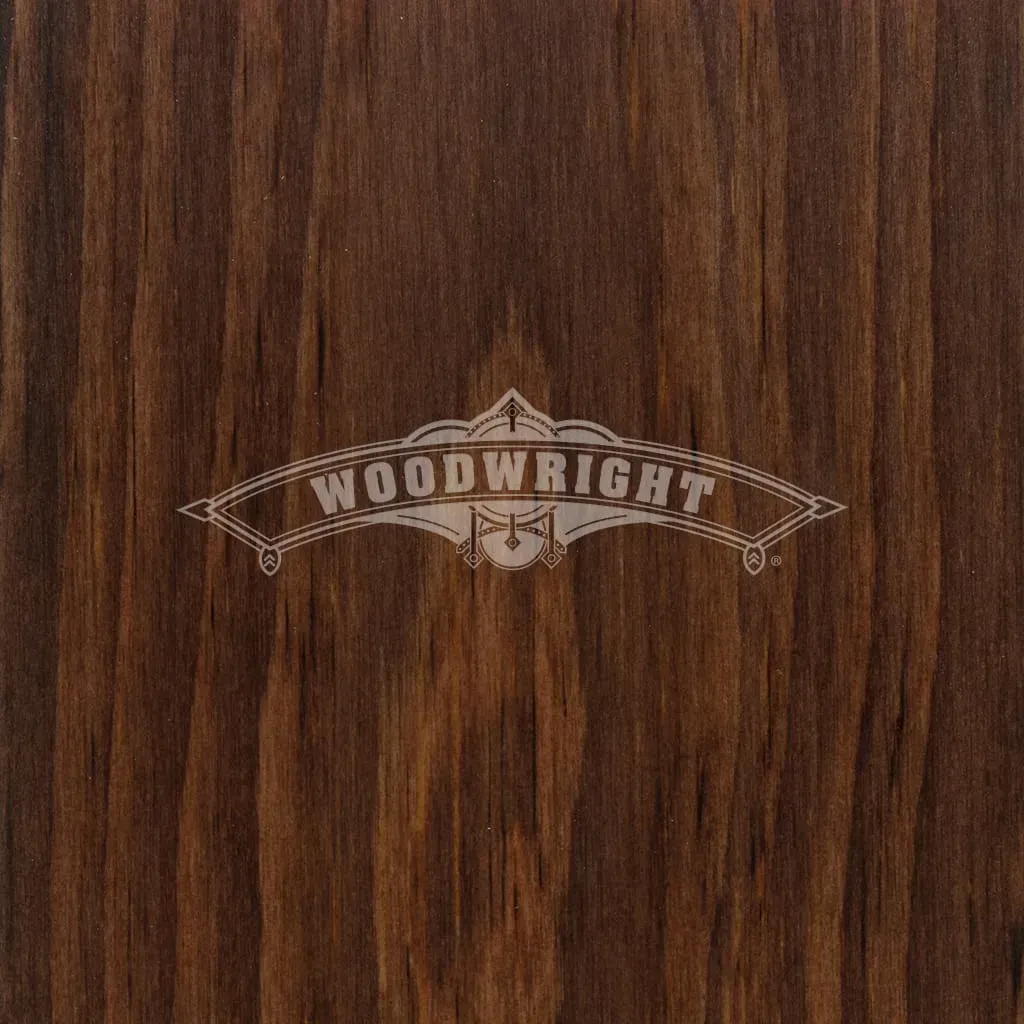 Dark wood grain background with 