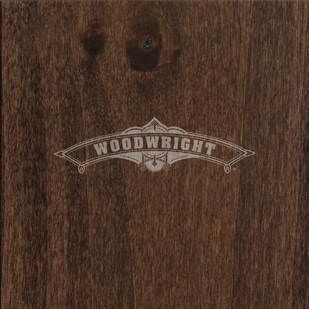 Dark stained wooden surface with 