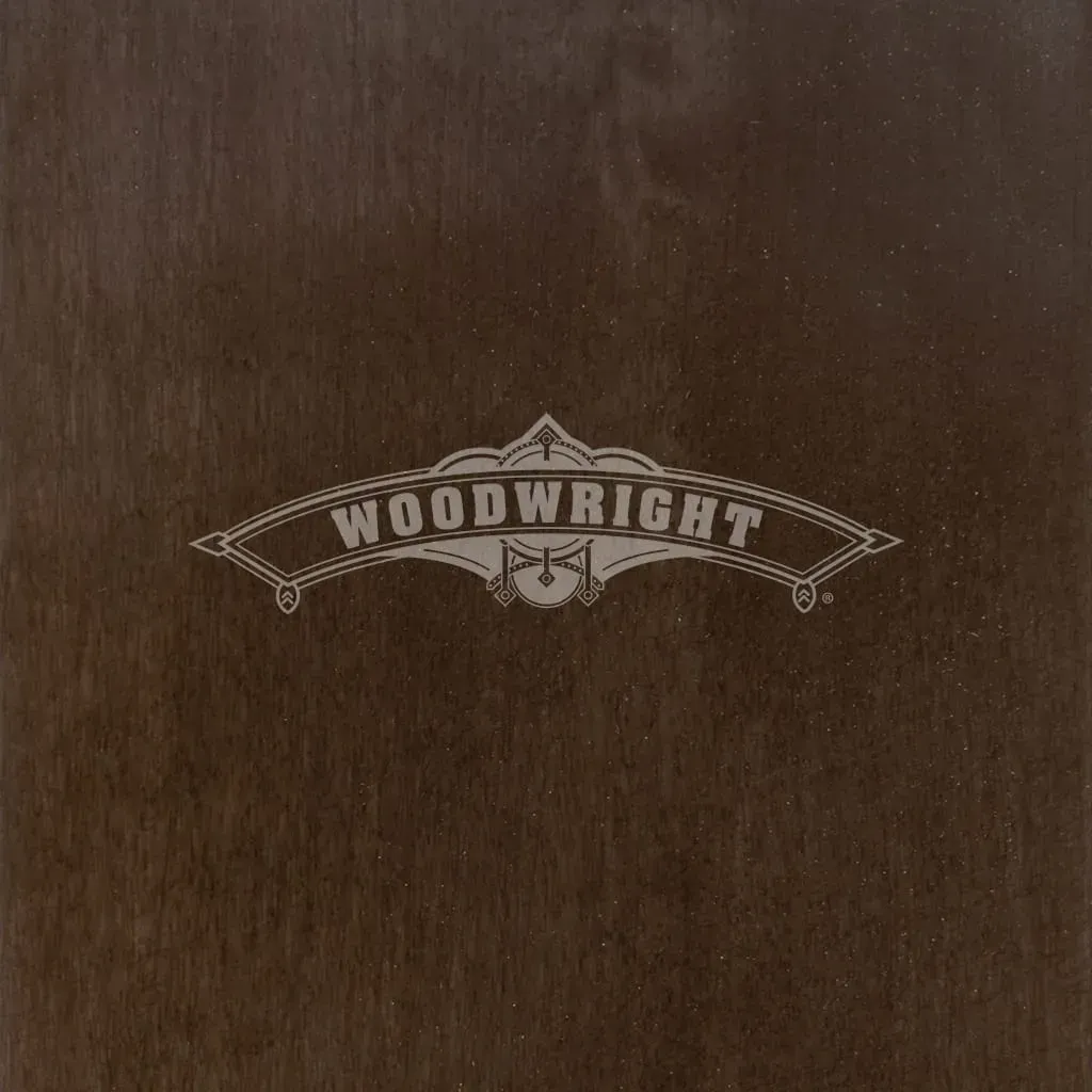 Dark wood surface with 