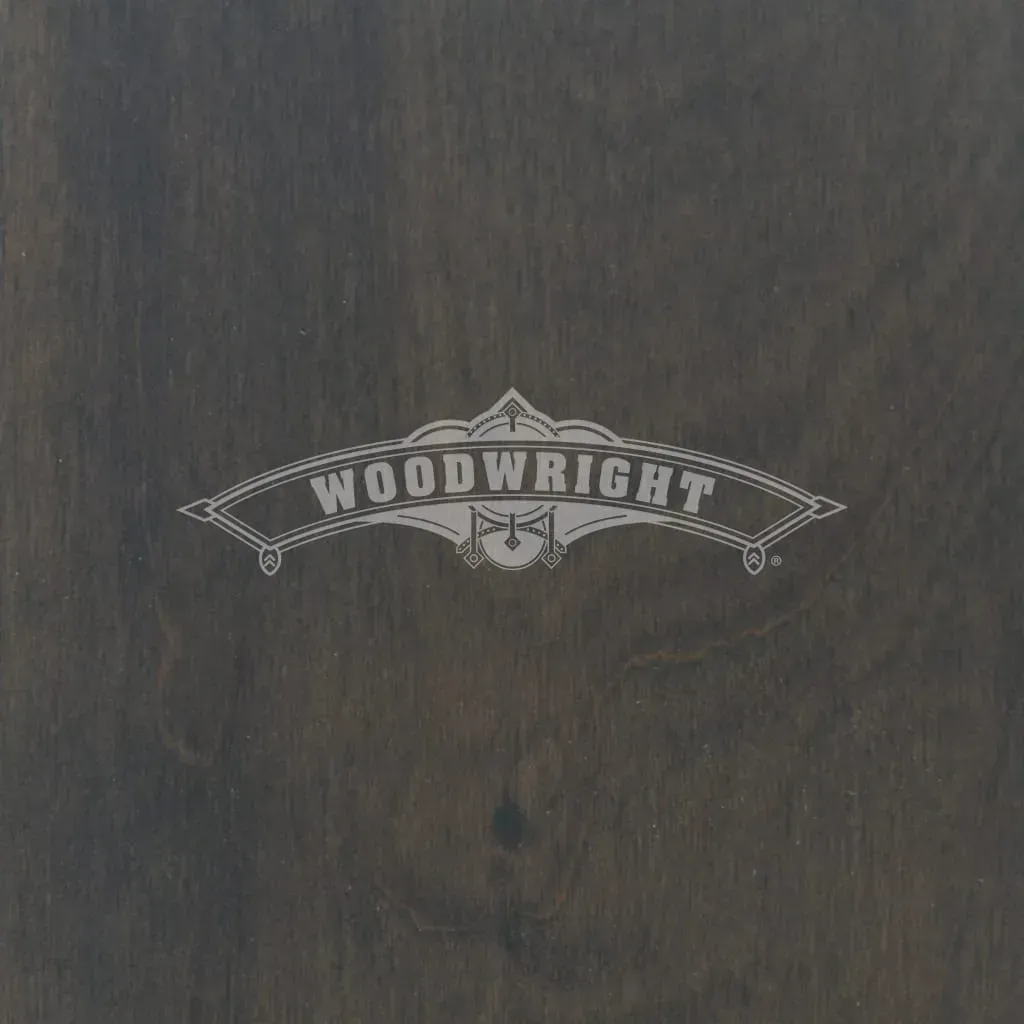 Dark wood background with the word 