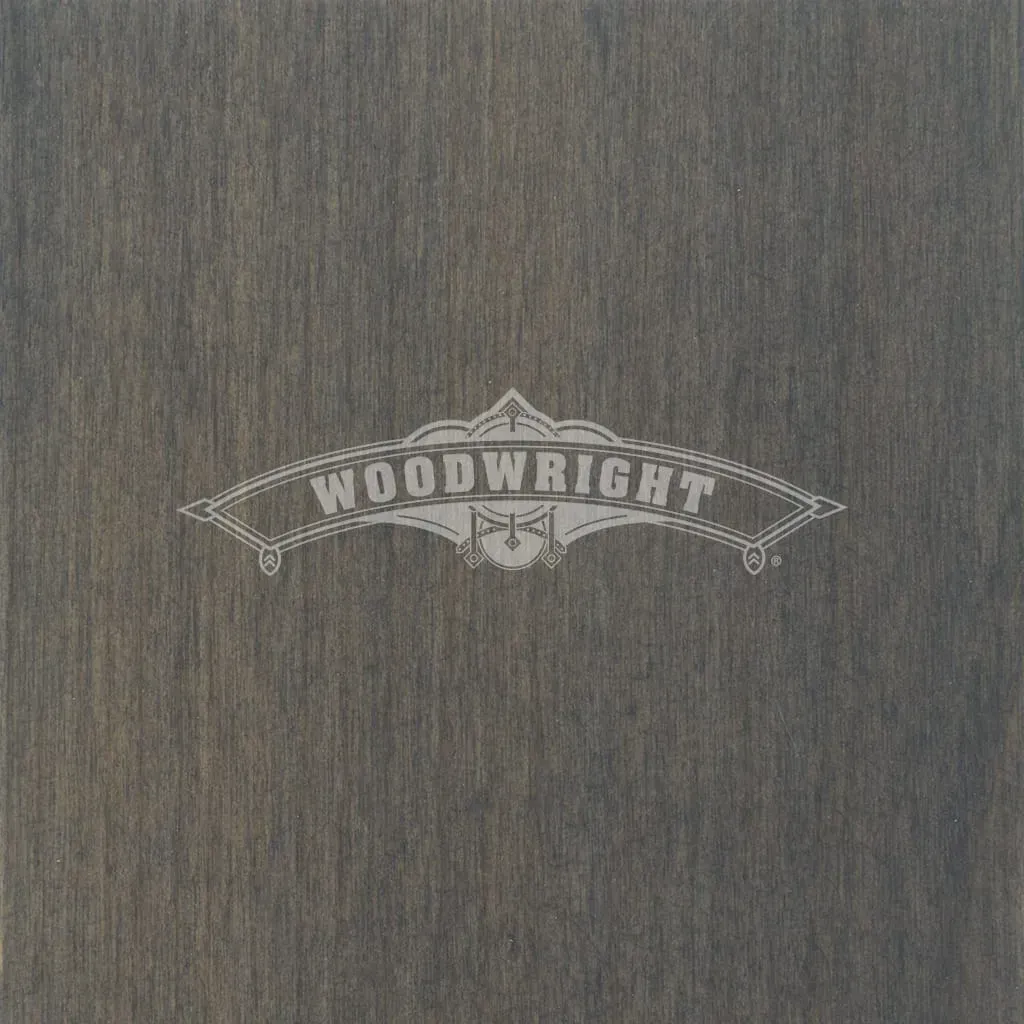 Gray wood grain texture with the word 