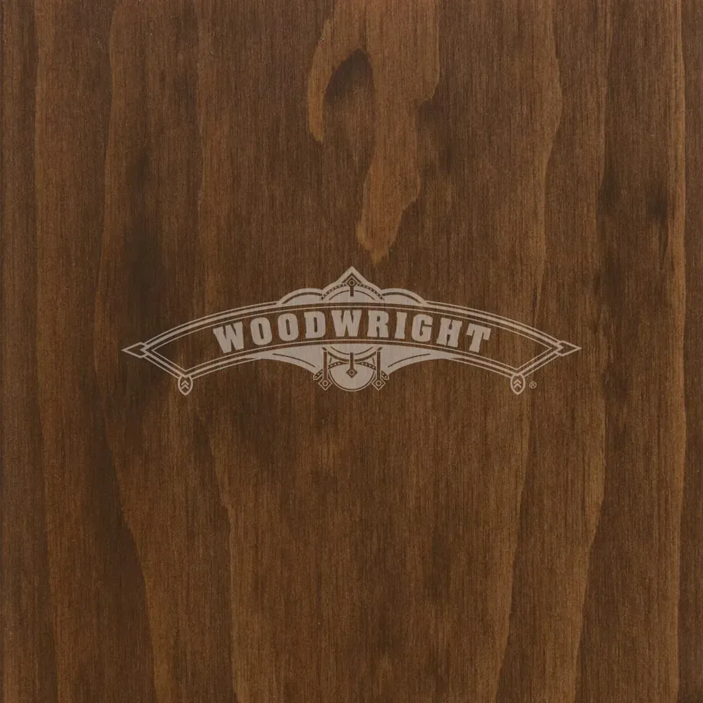 Wood grain background with the word 