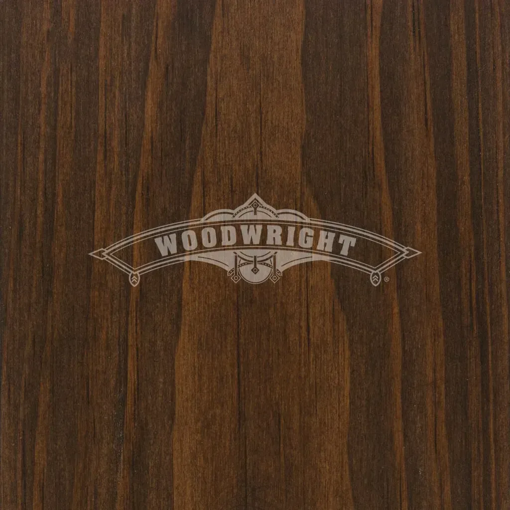 Dark wood grain background with 