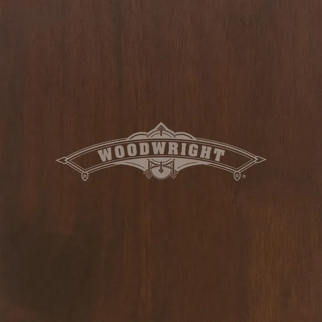 Dark brown wood background with a 