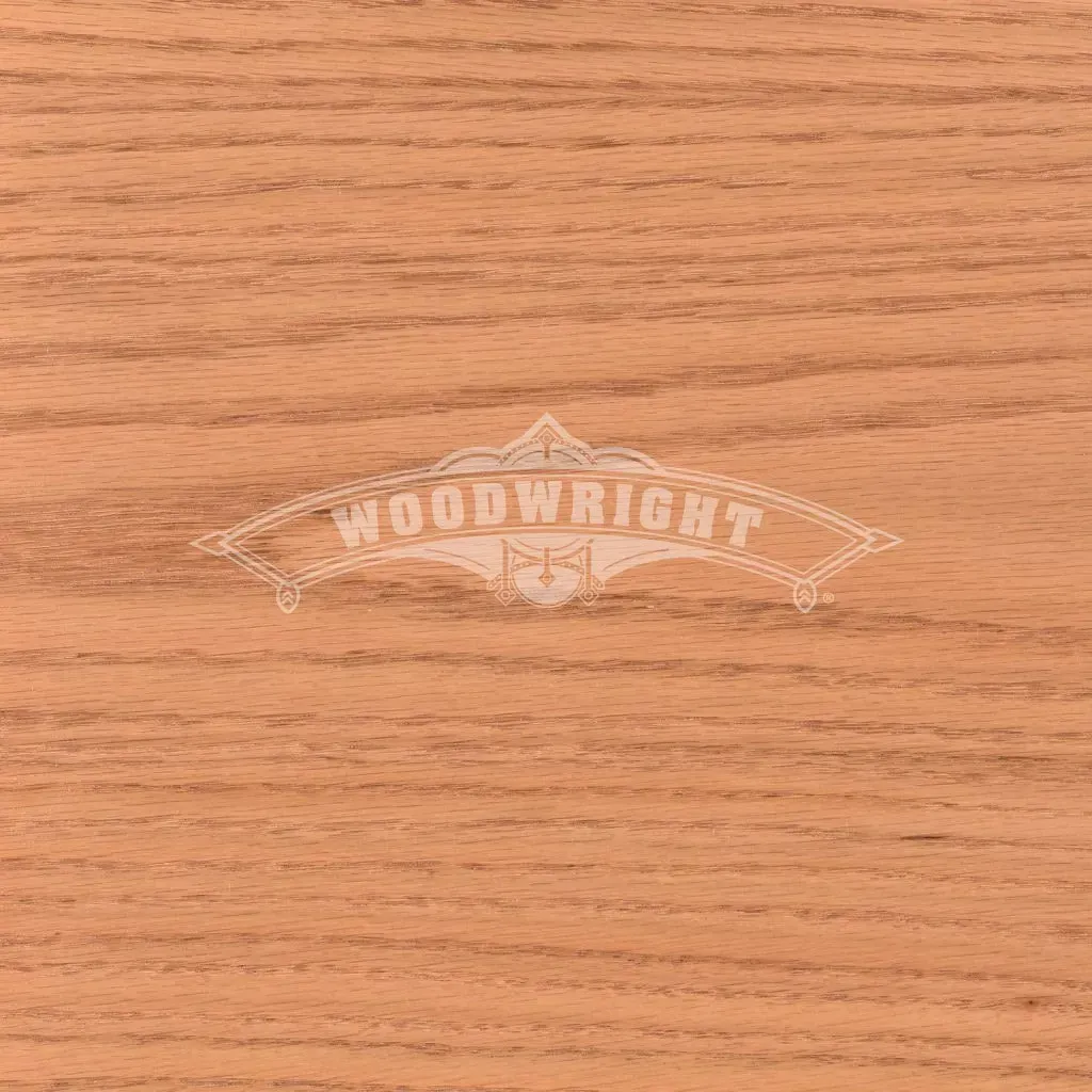 Close-up of reddish-brown wood grain with 