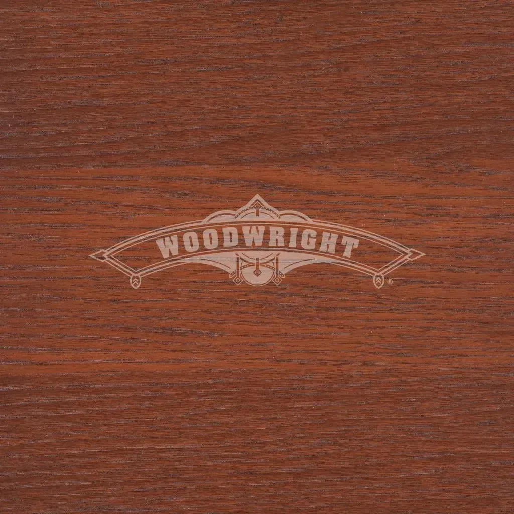 Dark stained wood with 