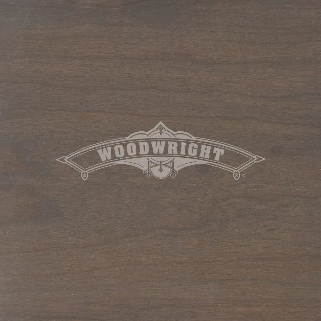 Dark wood surface with 