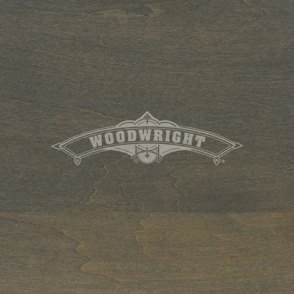 Gray wood grain background with a 