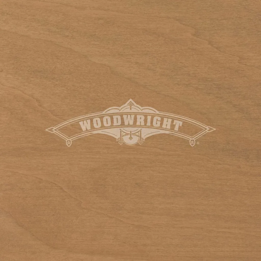 Wood grain background with a white 