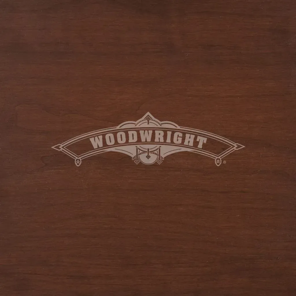 Dark wood surface with 