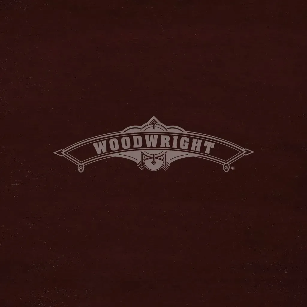 Dark brown background with the silver-colored word 