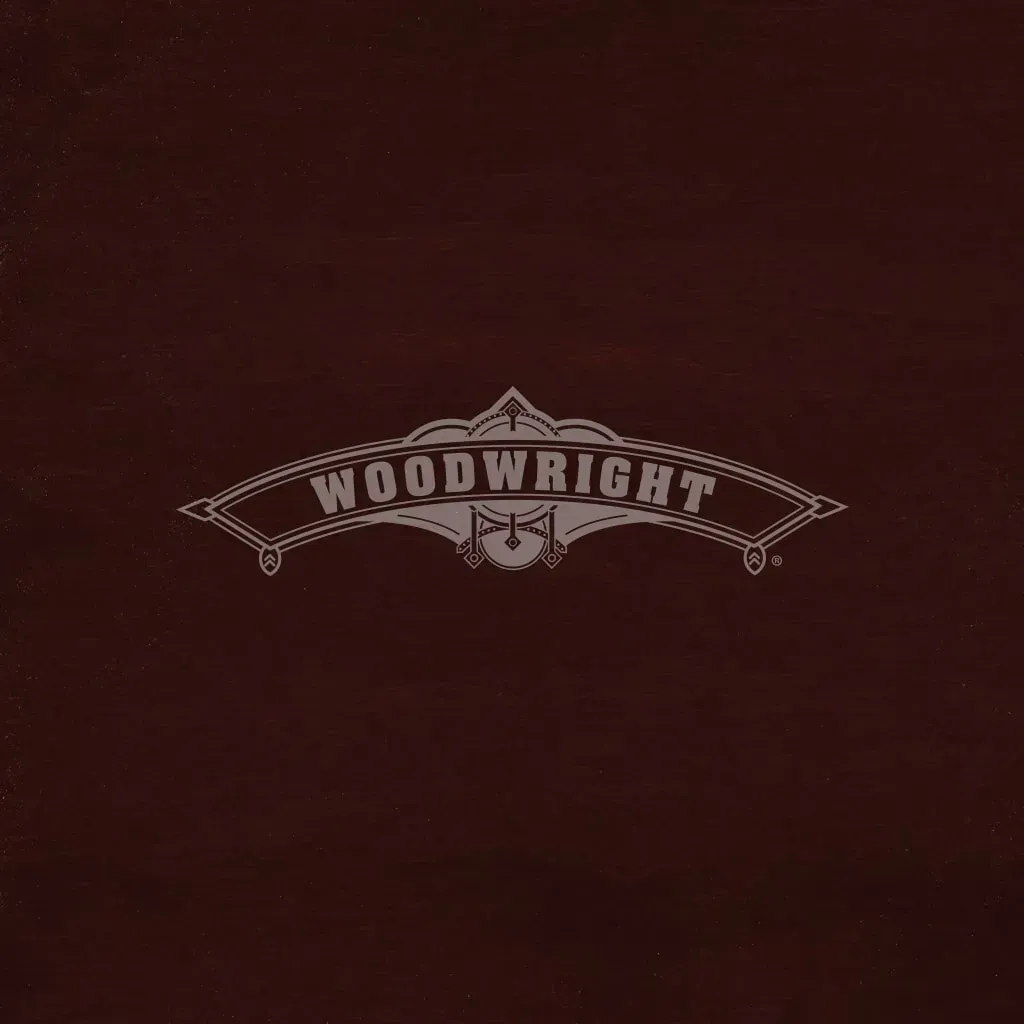 Dark brown background with the silver-colored word 