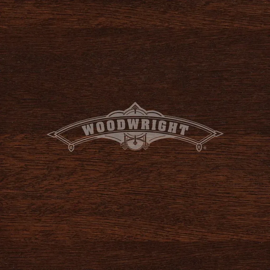 Dark wood surface with 