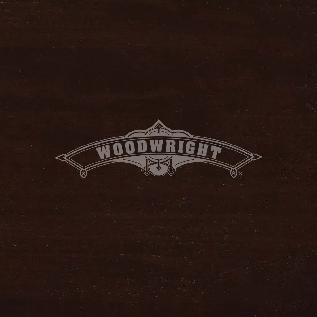 Dark brown surface with the word 