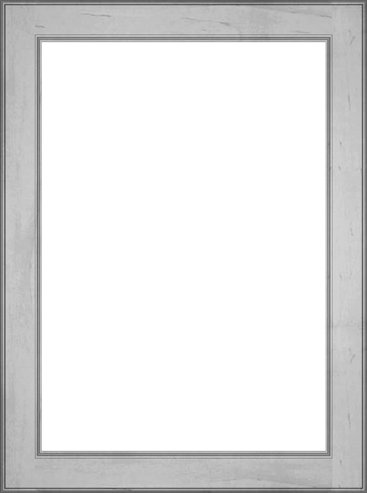 Empty rectangular silver picture frame.