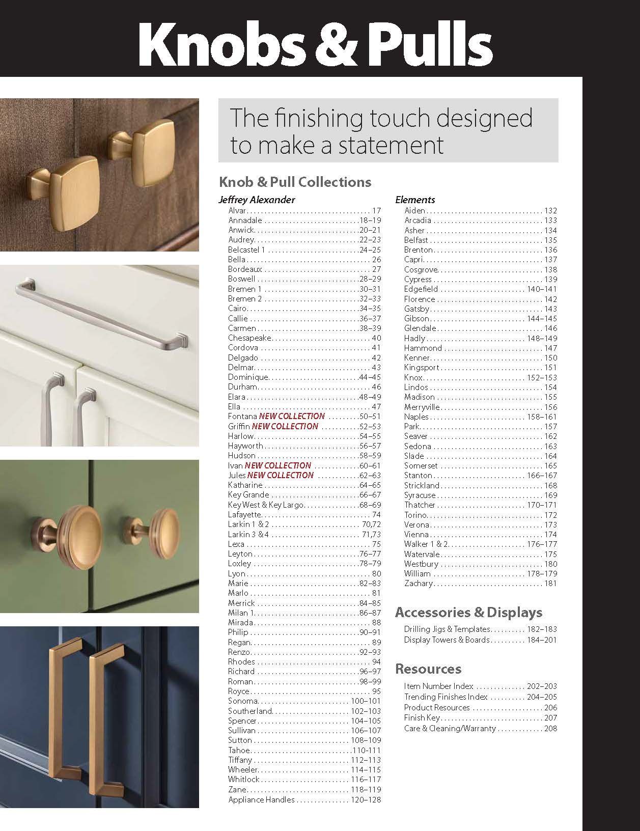 Jeffery Alexander Hardware Selection catalog cover