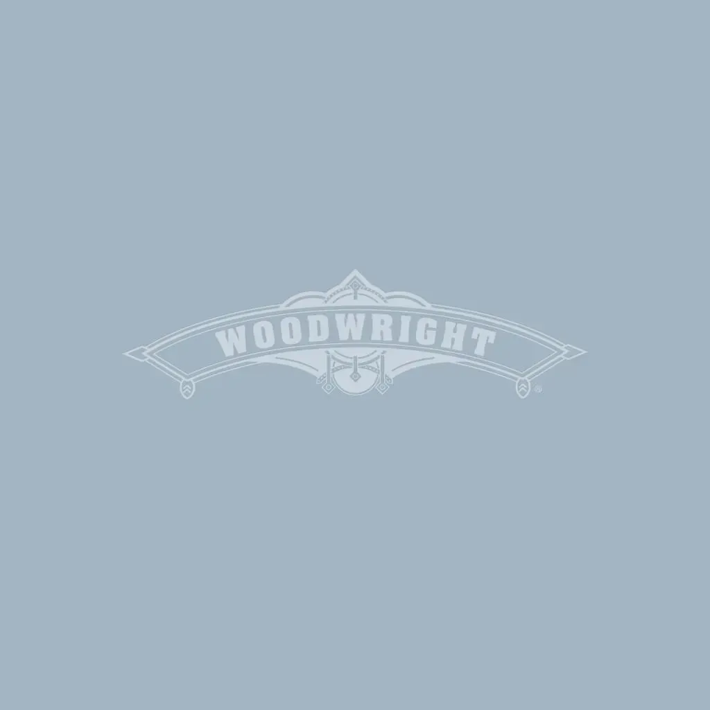 Logo for Woodwright, featuring the name in a decorative banner.