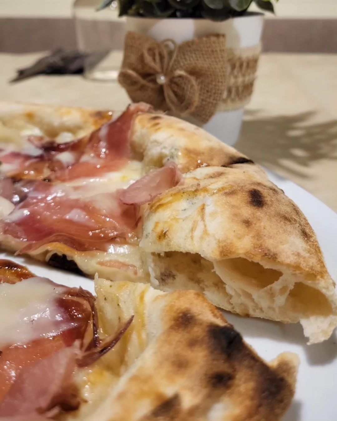 pizza al prosciutto