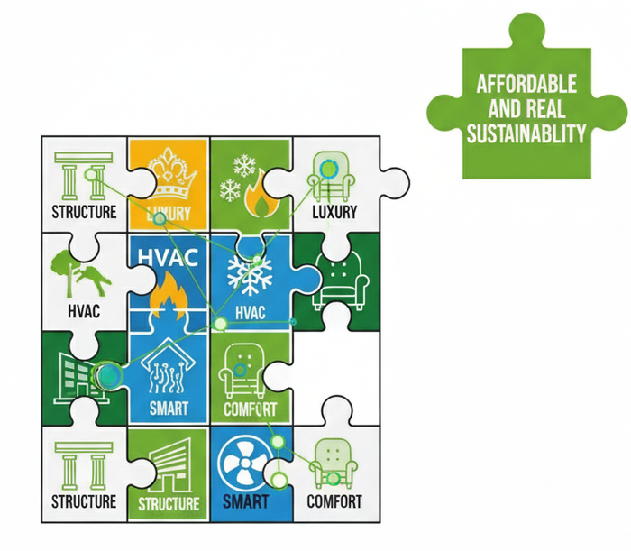 Green Building mosaic