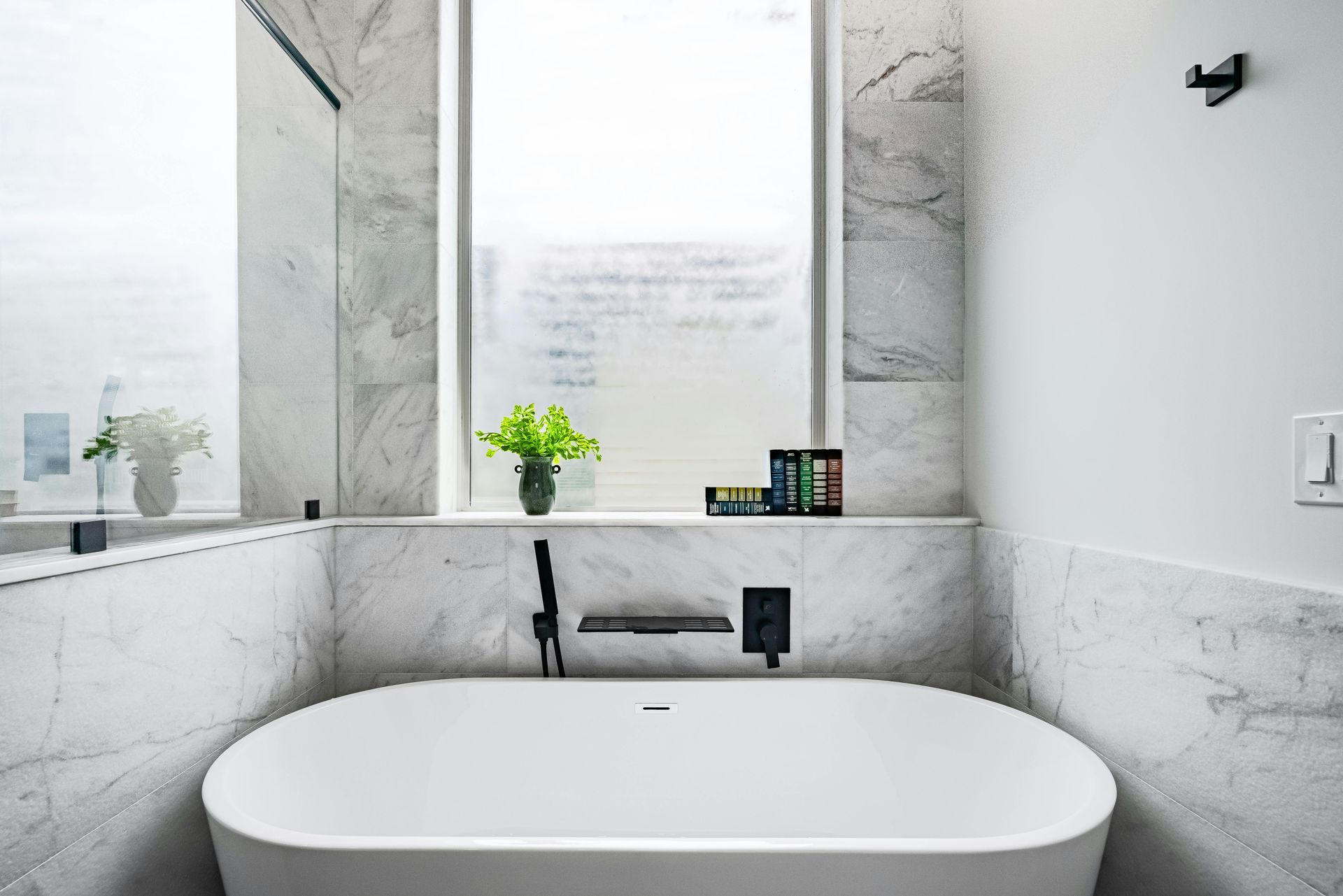 bathtub install with fixtures Phoenix Plumbing CO.