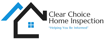 Clear Choice Home Inspection Logo for Clear Choice Home Inspection with a house outline and text.
